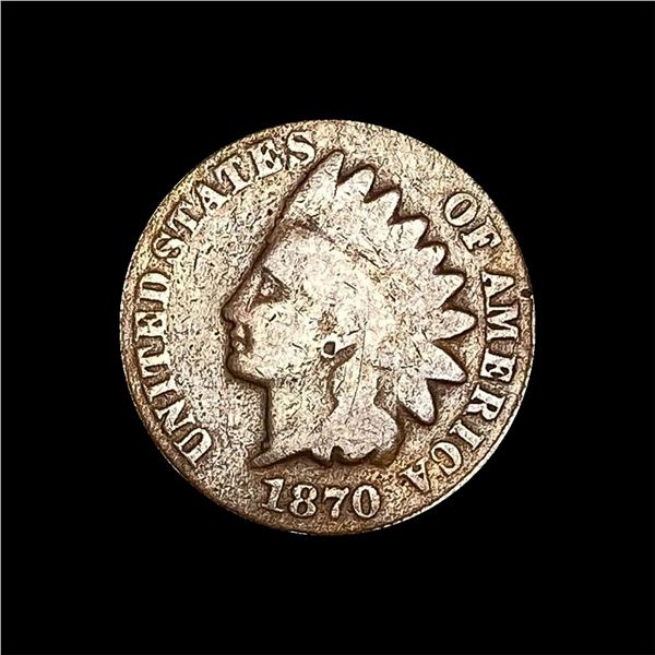 1870 Indian Head Cent NICELY CIRCULATED
