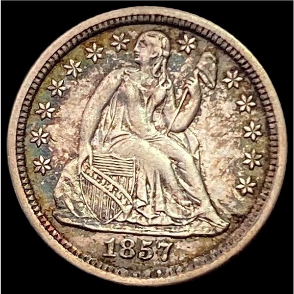 1857-O Seated Liberty Dime CLOSELY UNCIRCULATED