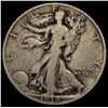 1938-D Walking Liberty Half Dollar LIGHTLY CIRCULATED