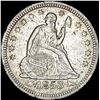 Image 1 : 1853 Arrows/Rays Seated Liberty Quarter NEARLY UNCIRCULATED