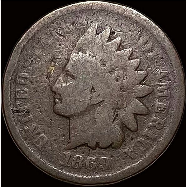 1869 Indian Head Cent NICELY CIRCULATED