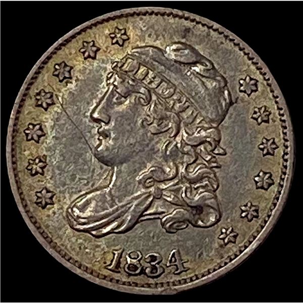 1834 Capped Bust Half Dime NEARLY UNCIRCULATED