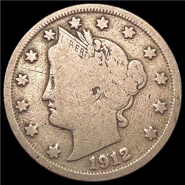 1912-S Liberty Victory Nickel NICELY CIRCULATED