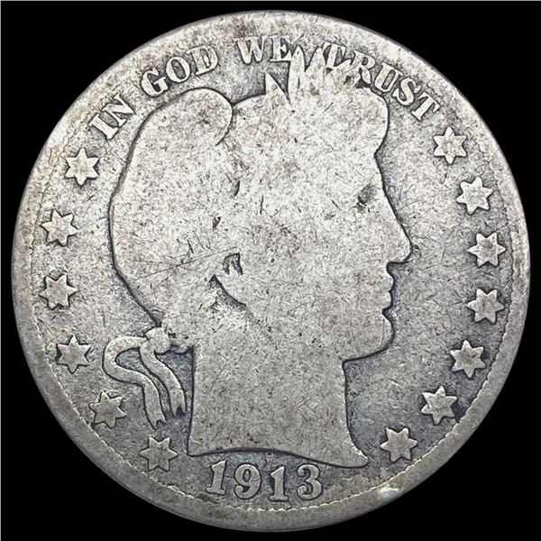 1913 Barber Half Dollar NICELY CIRCULATED