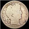 Image 1 : 1901-S Barber Half Dollar NICELY CIRCULATED