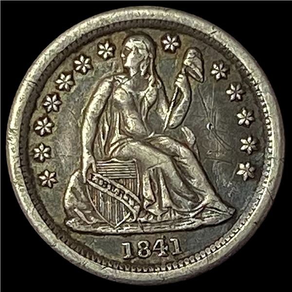 1841-O Silver Seated Liberty Dime NICELY CIRCULATED
