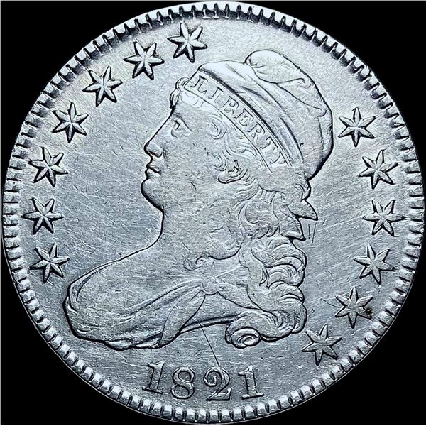 1821 Capped Bust Half Dollar CHOICE AU