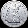 Image 1 : 1871 Silver Seated Liberty Dollar CLOSELY UNCIRCULATED