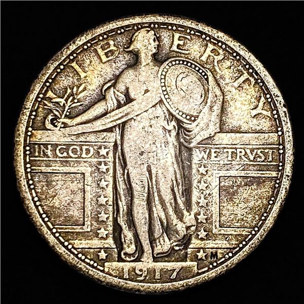 1917 Standing Liberty Quarter LIGHTLY CIRCULATED