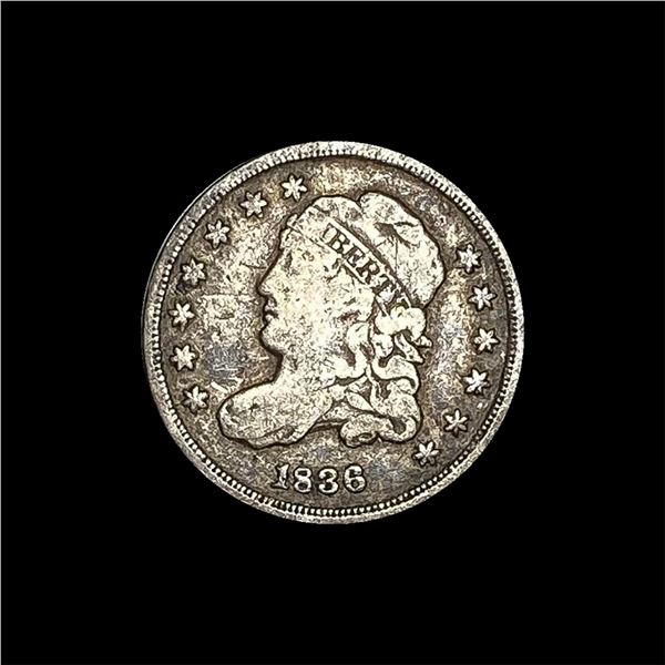 1836 Capped Bust Half Dime LIGHTLY CIRCULATED