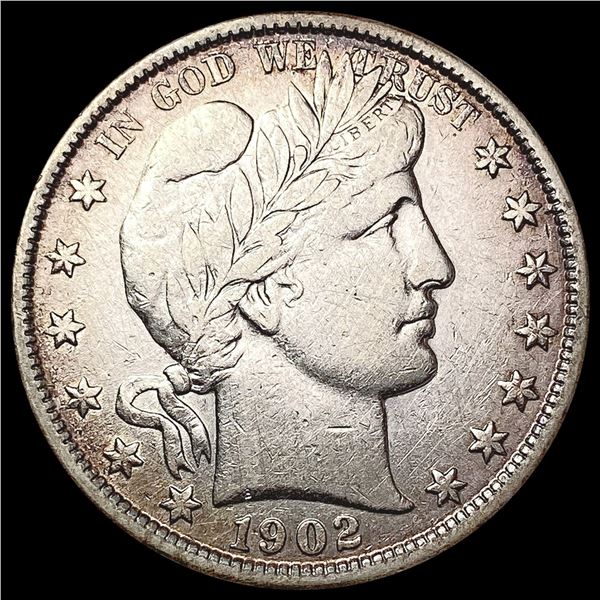1902 Barber Half Dollar CLOSELY UNCIRCULATED