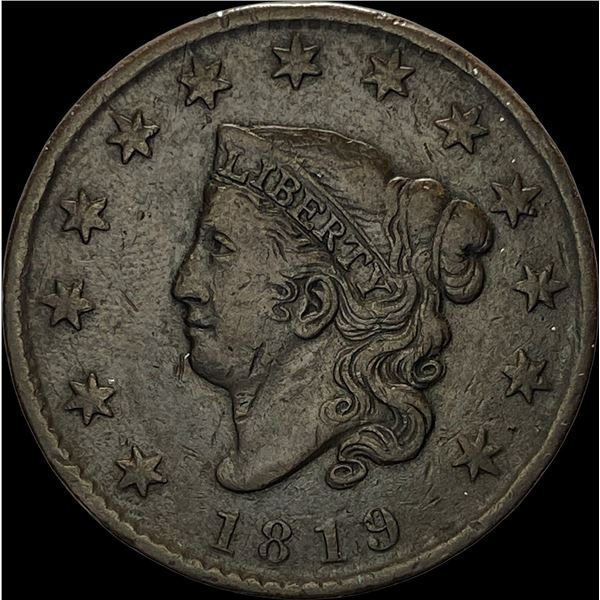 1819 Coronet Head Large Cent LIGHTLY CIRCULATED