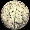Image 1 : 1820 Capped Bust Dime NICELY CIRCULATED