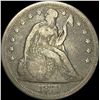 1871 Silver Seated Liberty Dollar LIGHTLY CIRCULATED