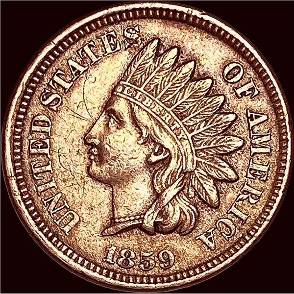 1859 Indian Head Cent CLOSELY UNCIRCULATED