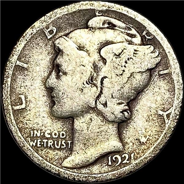 1921 Mercury Dime NICELY CIRCULATED