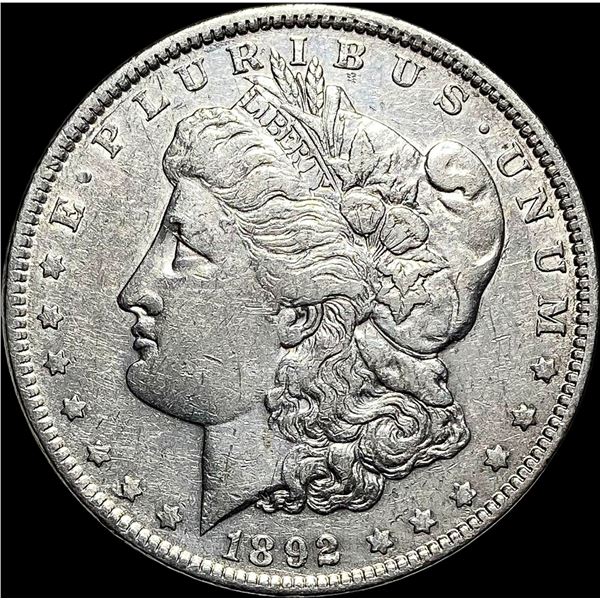 1892 Silver Morgan Dollar CLOSELY UNCIRCULATED