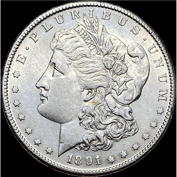 1891-S Silver Morgan Dollar CLOSELY UNCIRCULATED