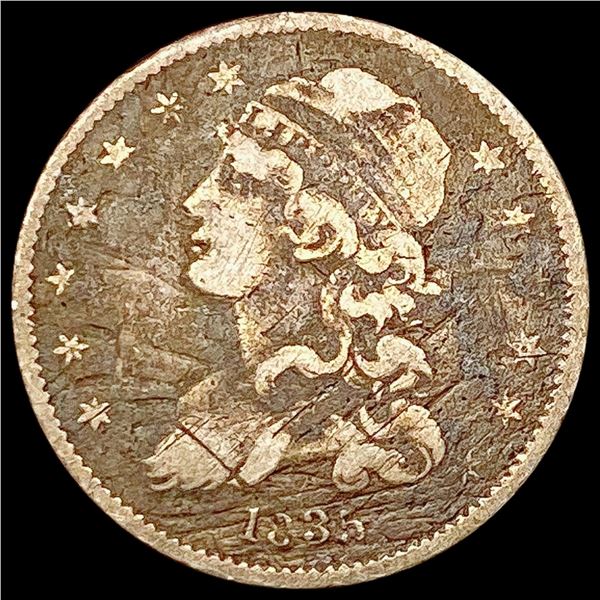 1835 Capped Bust Quarter LIGHTLY CIRCULATED