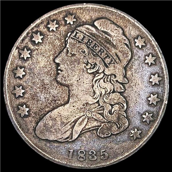 1835 Capped Bust Half Dollar NICELY CIRCULATED