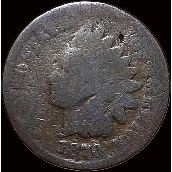 1870 Indian Head Cent NICELY CIRCULATED