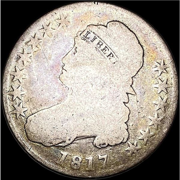 1817 Capped Bust Half Dollar NICELY CIRCULATED