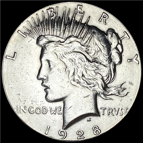 1928 Peace Silver Dollar LIGHTLY CIRCULATED