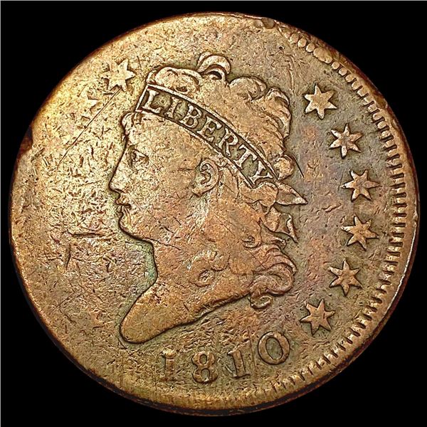 1810 Classic Head Large Cent LIGHTLY CIRCULATED