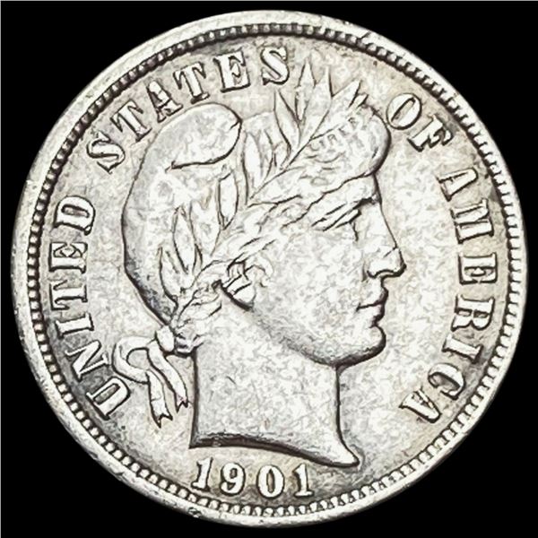 1901-O Barber Dime CLOSELY UNCIRCULATED