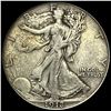 1918-D Silver Half Dollar Walking Liberty LIGHTLY CIRCULATED