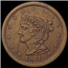 Image 1 : 1851 Braided Hair Half Cent CLOSELY UNCIRCULATED