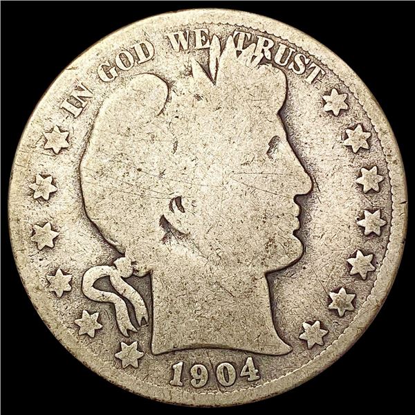 1904-S Barber Half Dollar NICELY CIRCULATED
