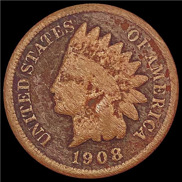 1908-S Indian Head Cent NICELY CIRCULATED