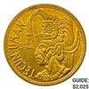 1965 Guatemala 1/4oz Gold Tecun Uman GEM BU