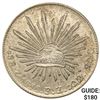 Image 1 : 1886Zs FZ Mexico Silver 8 Reales CLOSELY UNCIRCULATED