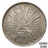 1902Mo AM Mexico Silver Peso CHOICE AU