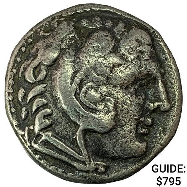 Macedonia Alex. III 336-323 BC Silver Tetradrachm NEARLY UNCIRCULATED
