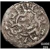 1248-1279 Portugal Alfonso III Silver Denero NEARLY UNCIRCULATED