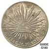 1885Ca MM Mexico Silver 8 Reales NEARLY UNCIRCULATED