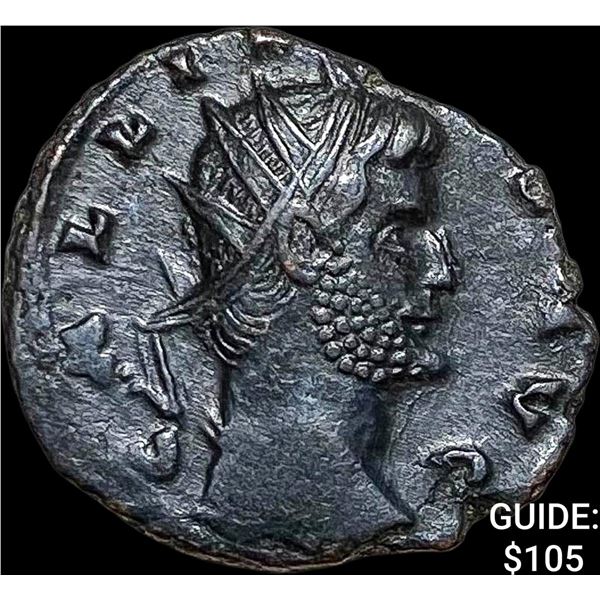 Roman Gallienus, 253-268 AD BI DBL Denarius CHOICE AU