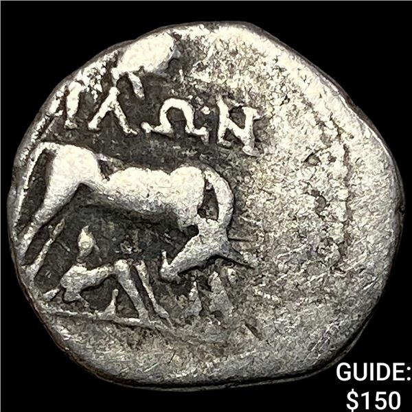 Illyria 206-167/98 BC Silver Drachm NEARLY UNCIRCULATED
