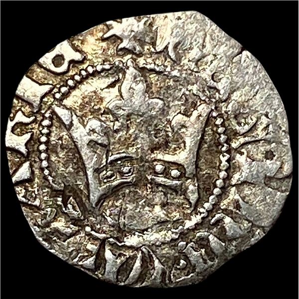 1382-1395 Hungary Mary SIlver Denier CLOSELY UNCIRCULATED