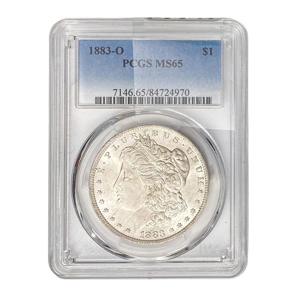 1883-O Morgan Silver Dollar PCGS MS65