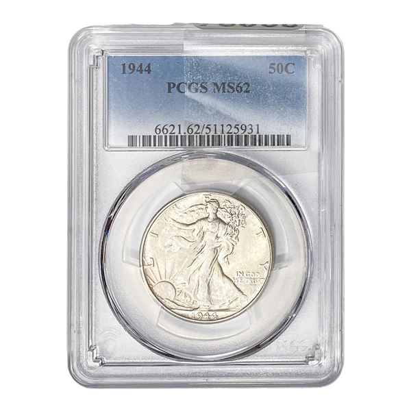 1944 Walking Liberty Half Dollar PCGS MS62
