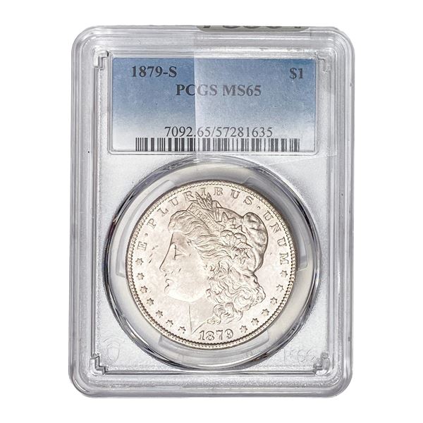 1879-S Morgan Silver Dollar PCGS MS65