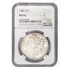Image 1 : 1889-S Morgan Silver Dollar NGC MS62