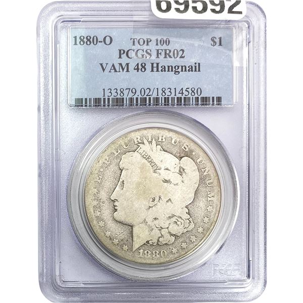 1880-O Morgan Silver Dollar PCGS FR02 VAM 48