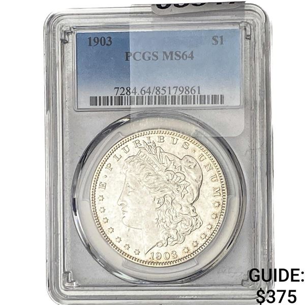 1903 Morgan Silver Dollar PCGS MS64