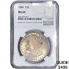 Image 1 : 1886 Morgan Silver Dollar NGC MS65