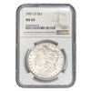 Image 1 : 1901-O Morgan Silver Dollar NGC MS65
